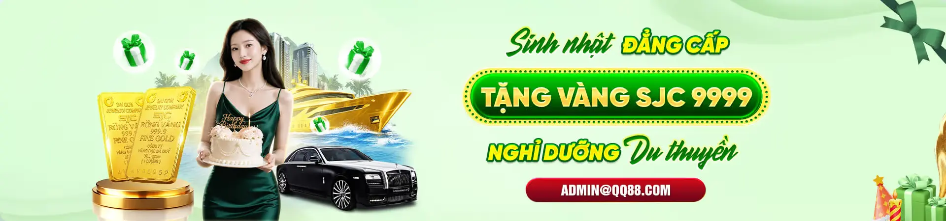 qq88 sinh nhật đẳng cấp tặng vàng sjc